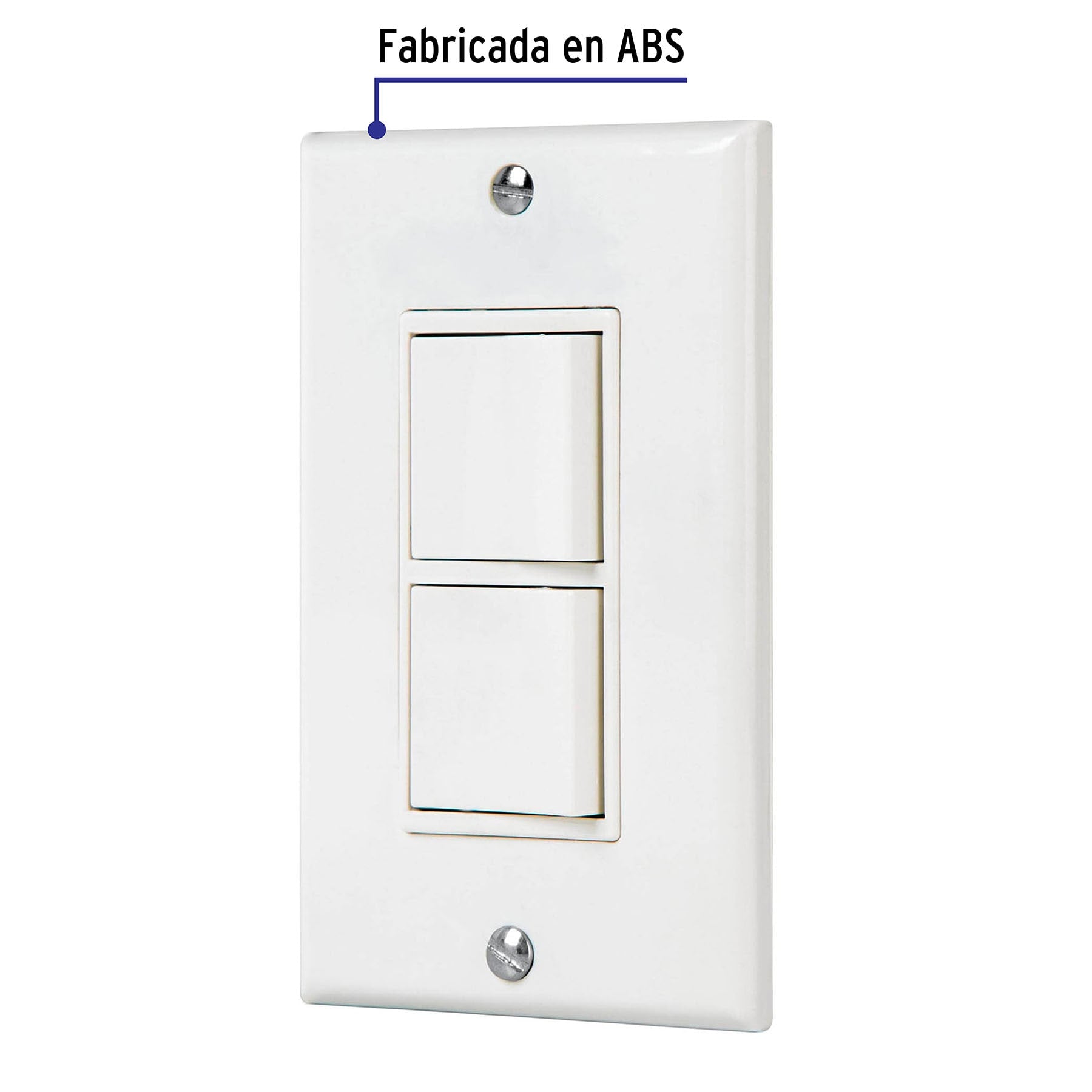 Placa armada interruptor sencillo y escalera Classic