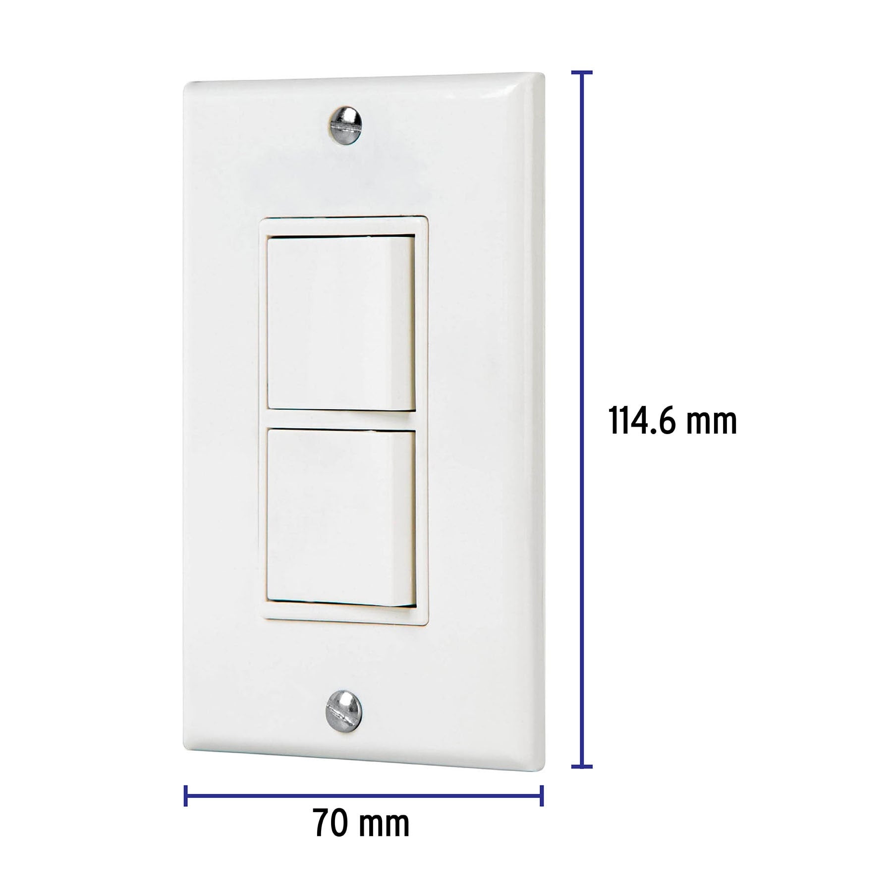 Placa armada interruptor sencillo y escalera Classic