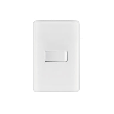Placa armada con 1 interruptor sencillo, Volteck Basic
