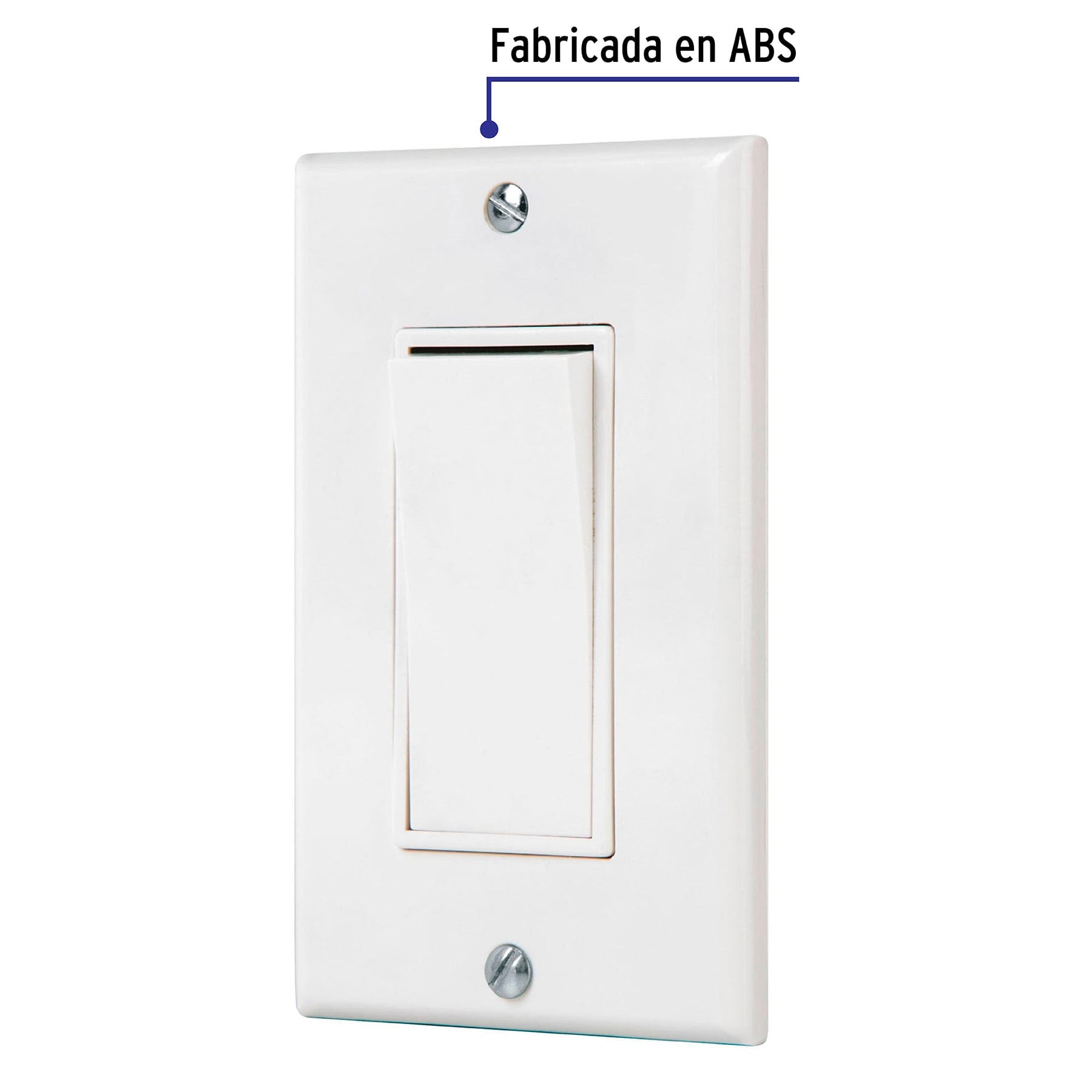 Placa armada con interruptor sencillo Classic