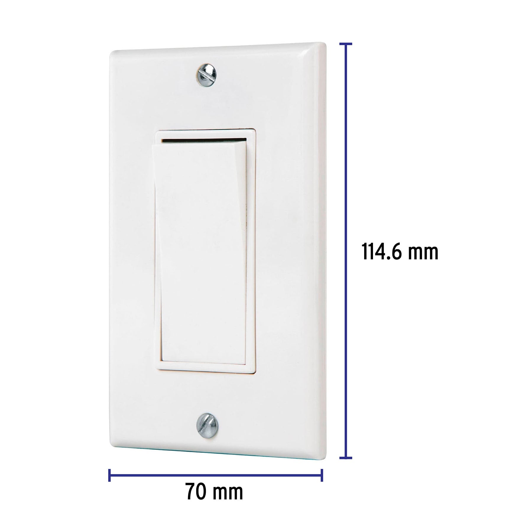 Placa armada con interruptor sencillo Classic