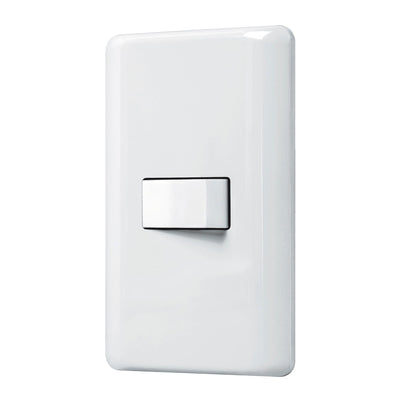 Placa armada con 1 interruptor de 3 vías, Volteck Basic