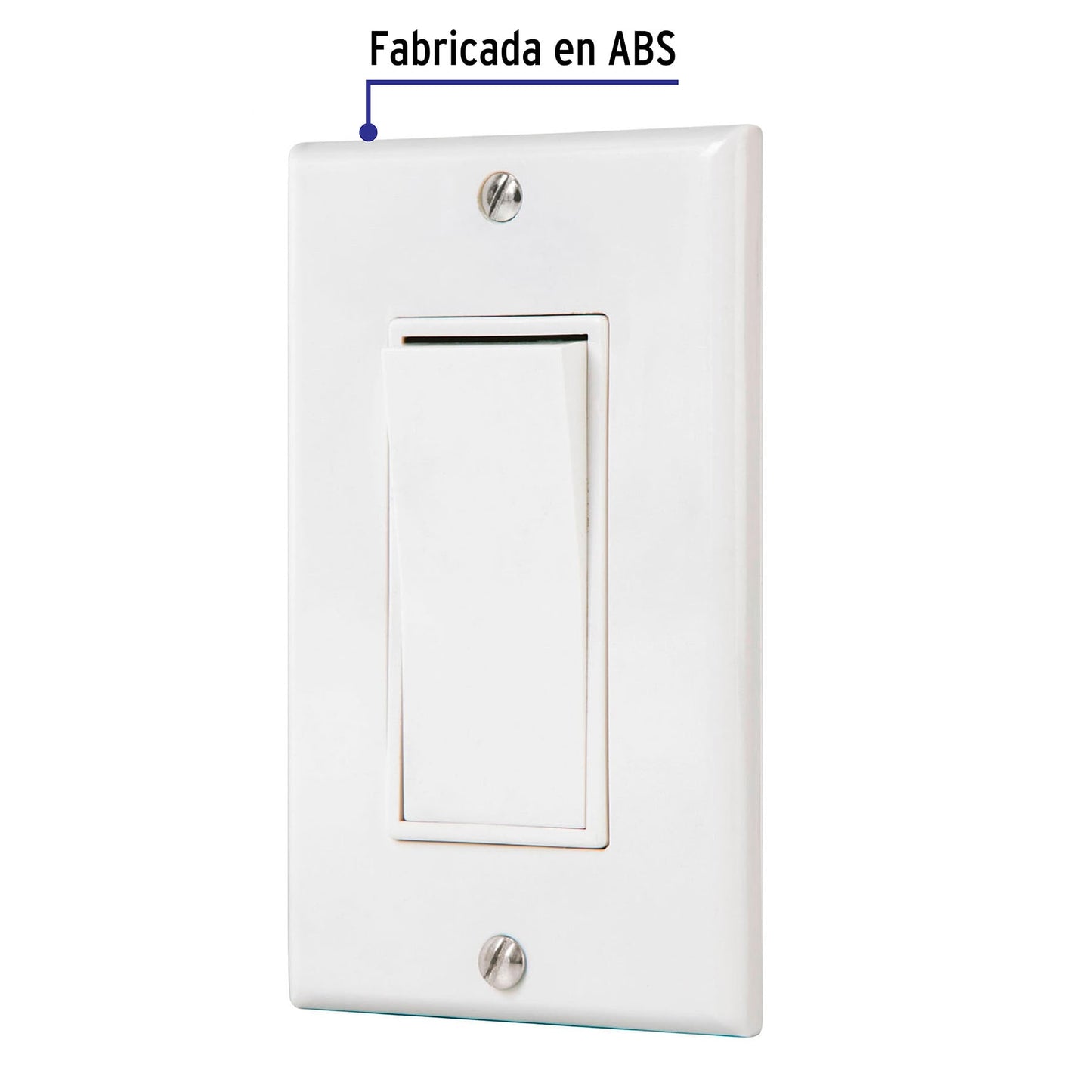 Placa armada con interruptor escalera Classic
