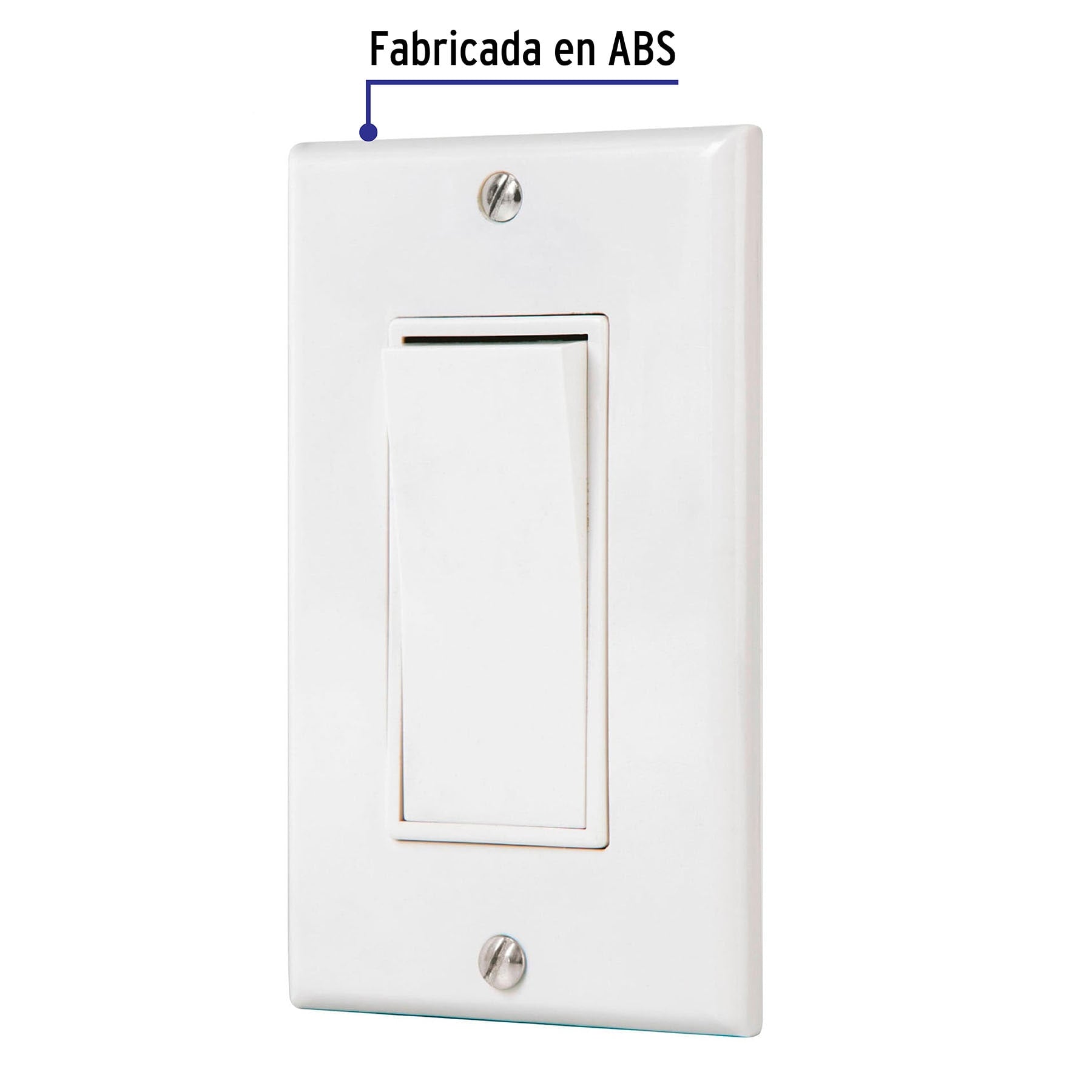 Placa armada con interruptor escalera Classic