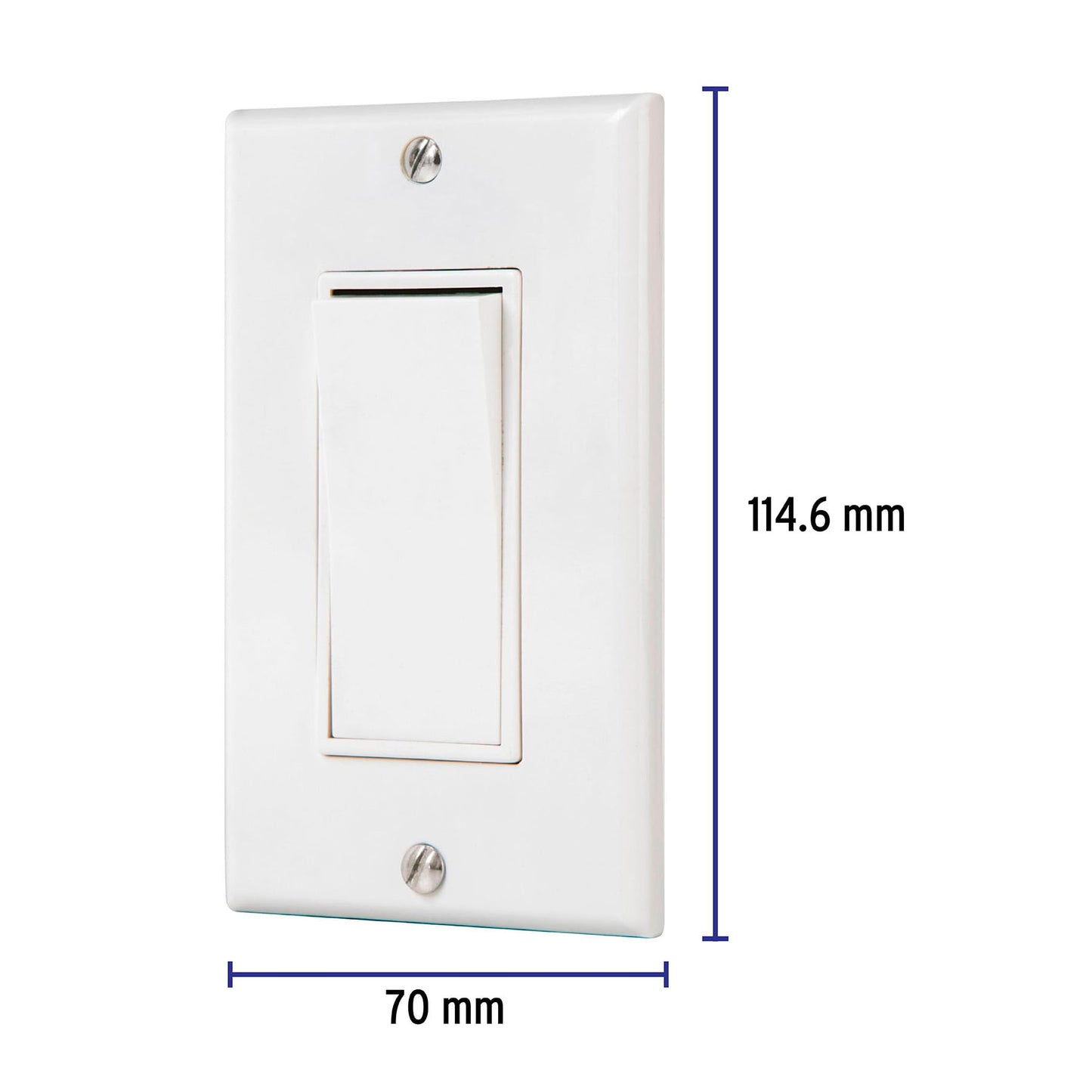Placa armada con interruptor escalera Classic