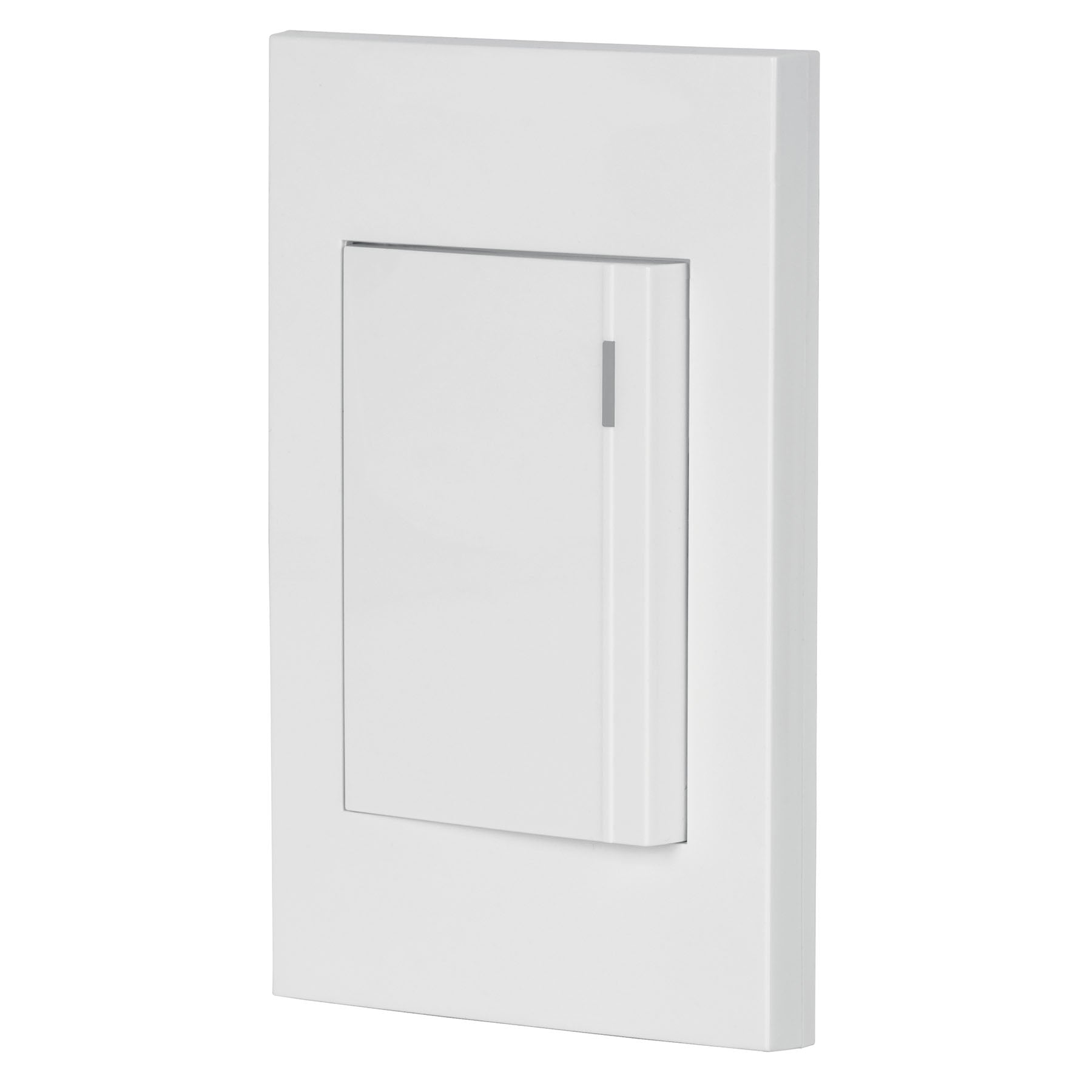 Placa armada 1 interruptor, 3 módulos, Española, blanco
