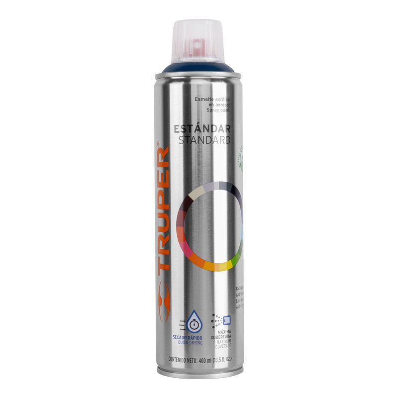 Pintura (Esmalte acrílico) en aerosol, azul ultramar