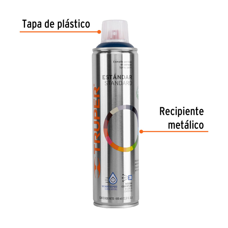 Pintura (Esmalte acrílico) en aerosol, azul ultramar
