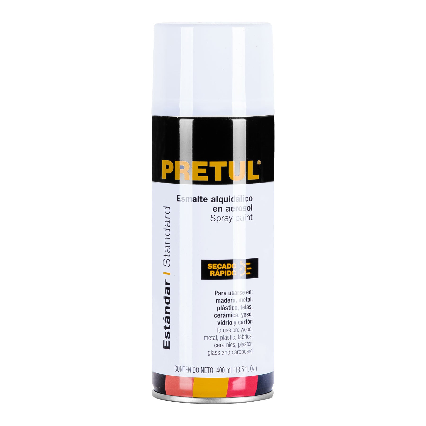 Pintura (Esmalte acrílico)en aerosol,blanco brillante,Pretul