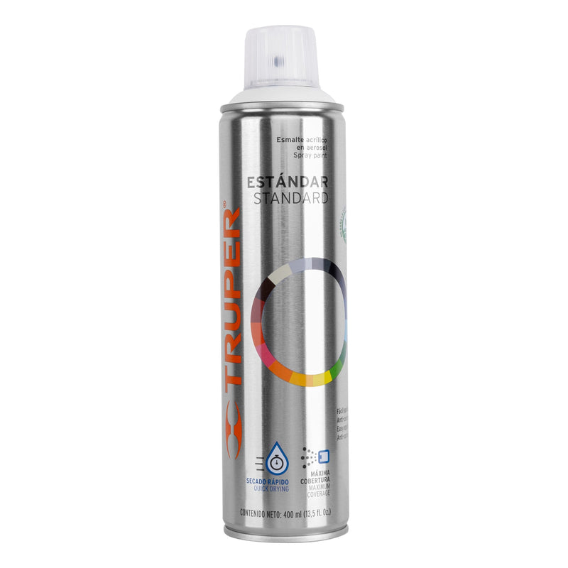 Pintura (Esmalte acrílico) en aerosol, blanco mate