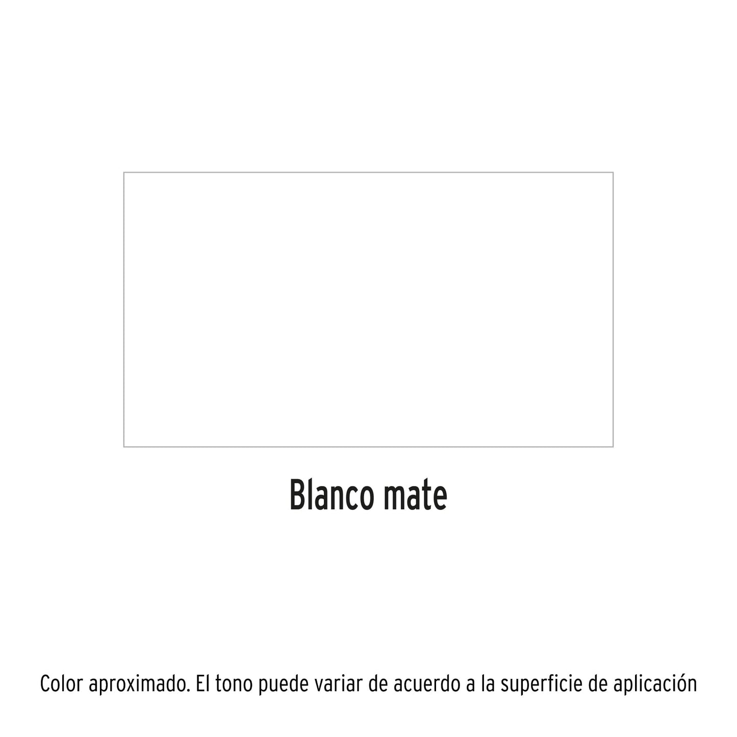 Pintura (Esmalte acrílico) en aerosol, blanco mate