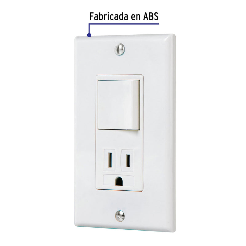 Placa armada contacto e interruptor Classic