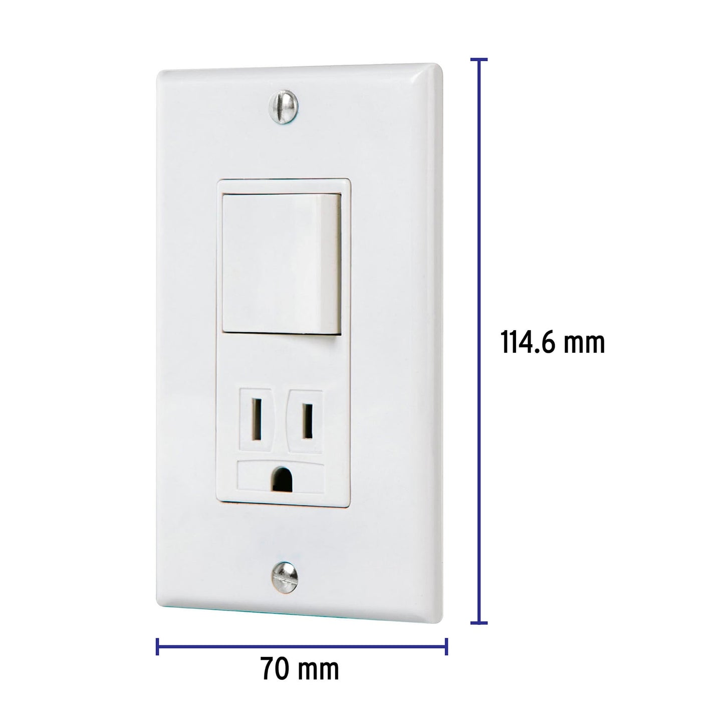 Placa armada contacto e interruptor Classic