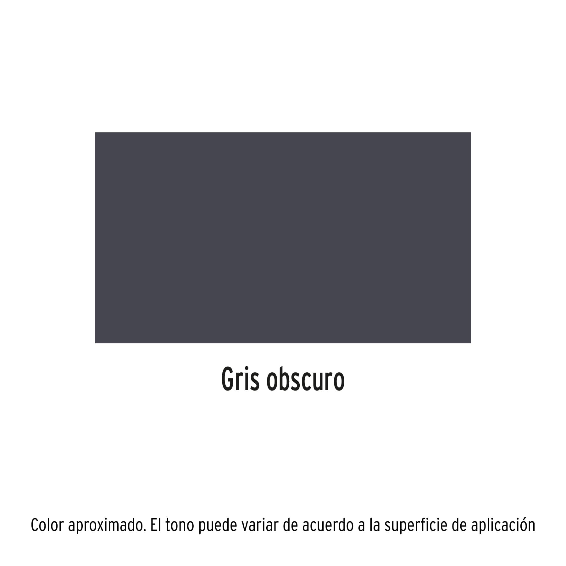 Pintura (Esmalte acrílico) en aerosol, gris obscuro