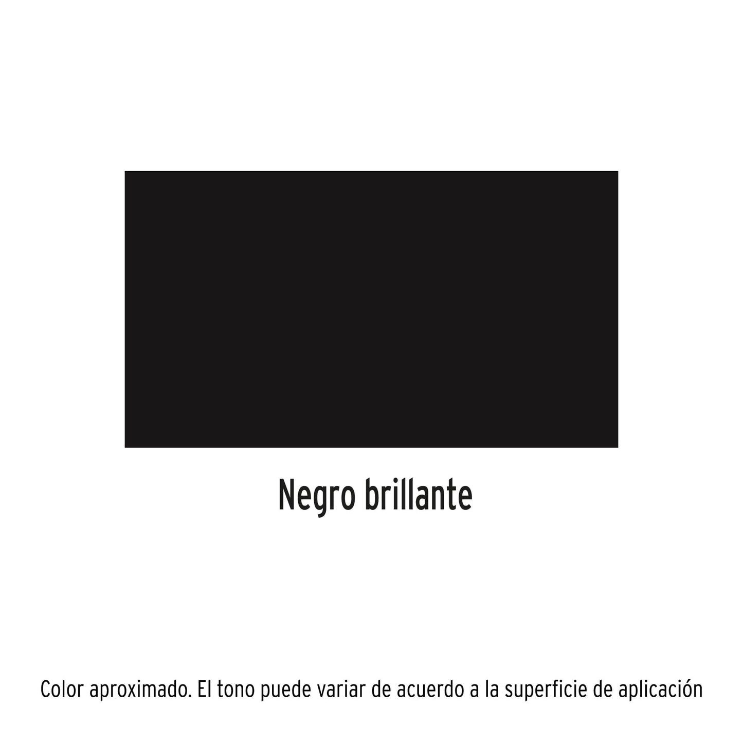 Pintura (Esmalte acrílico) en aerosol, negro brillante