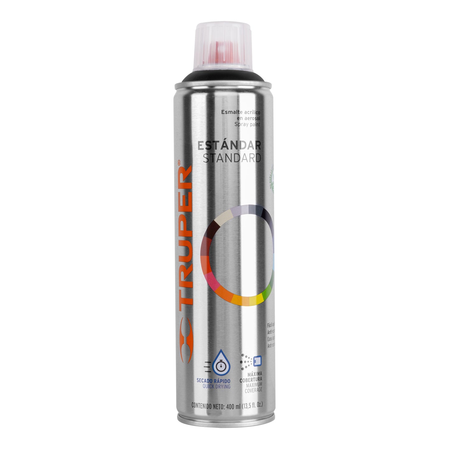 Pintura (Esmalte acrílico) en aerosol, negro mate