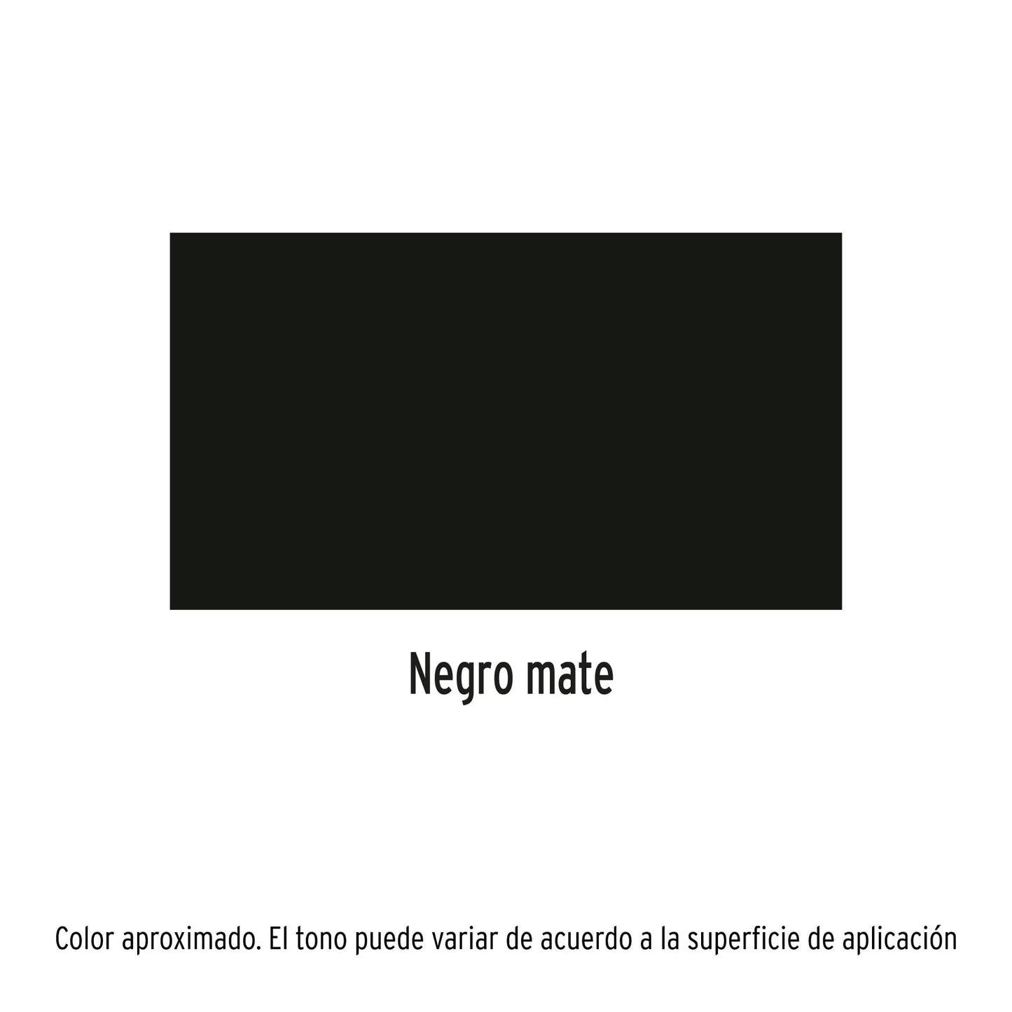 Pintura (Esmalte acrílico) en aerosol, negro mate