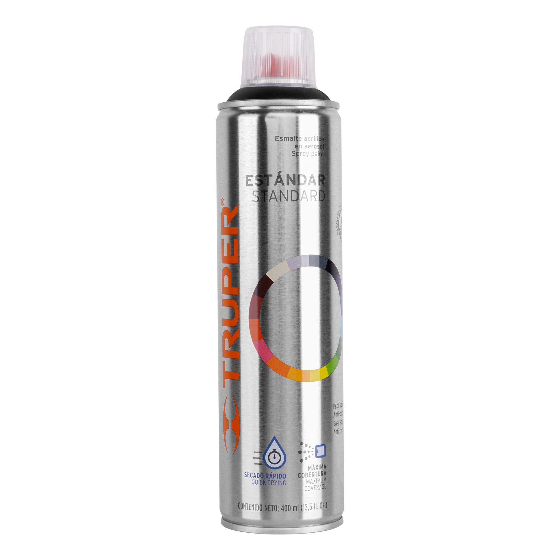 Pintura (Esmalte acrílico) en aerosol, negro satin