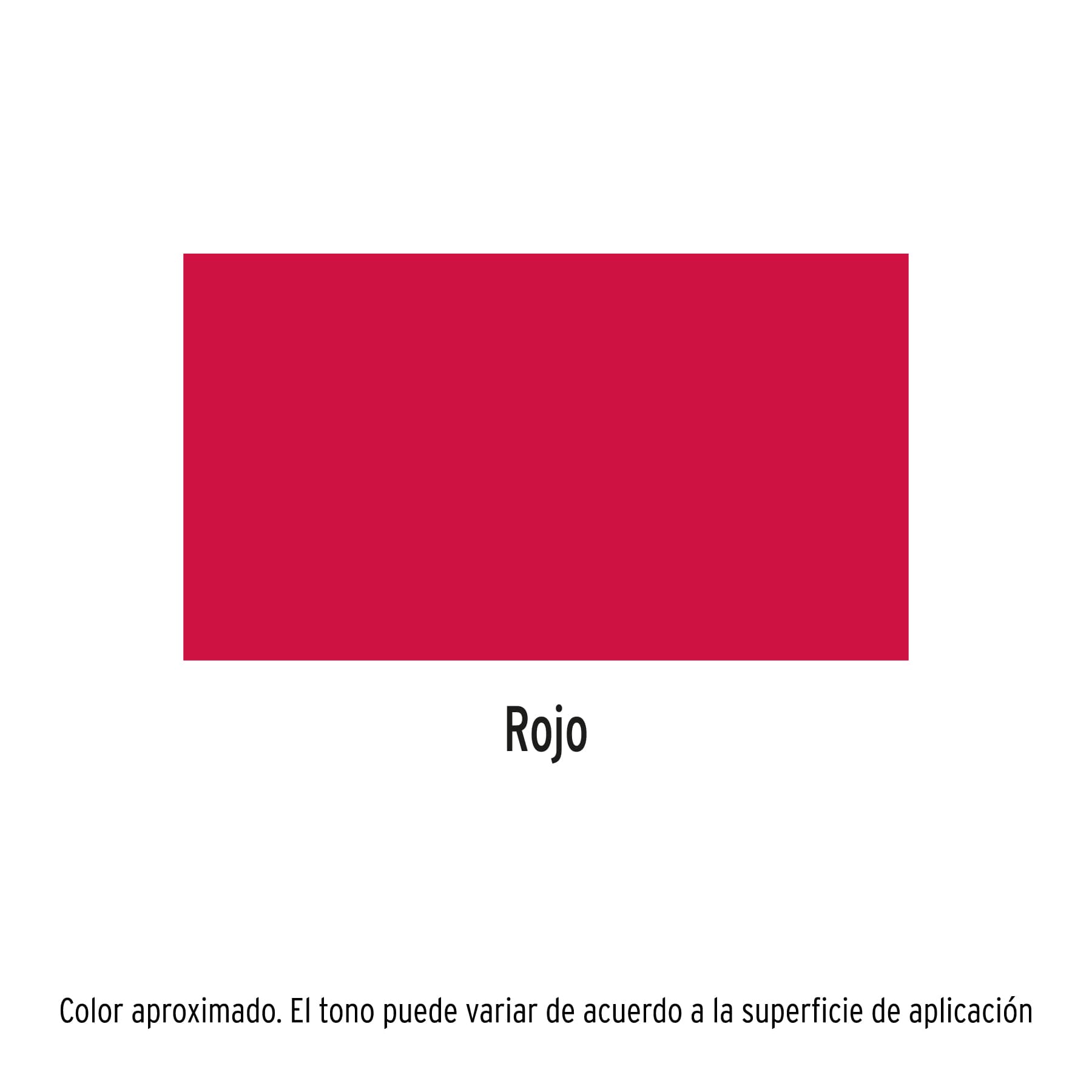 Pintura (Esmalte acrílico) en aerosol, rojo, Pretul