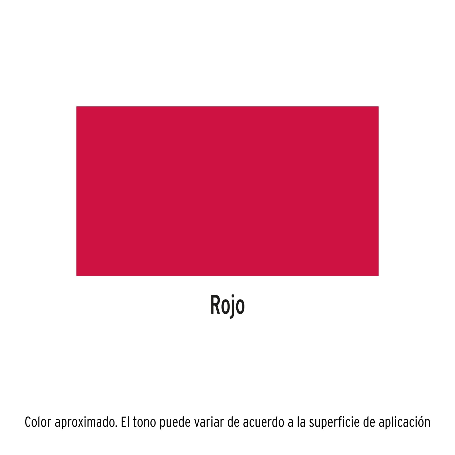 Pintura (Esmalte acrílico) en aerosol, rojo