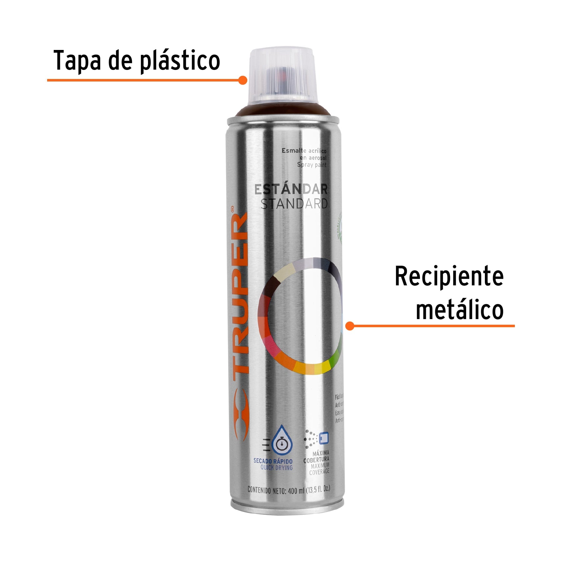Pintura (Esmalte acrílico) en aerosol, tabaco
