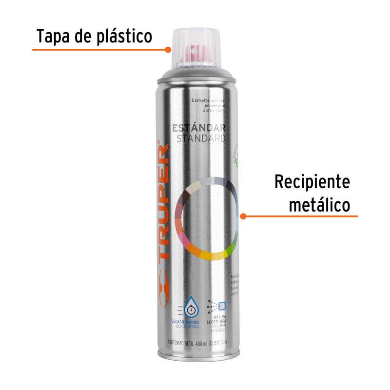 Pintura (Esmalte acrílico) en aerosol, transparente