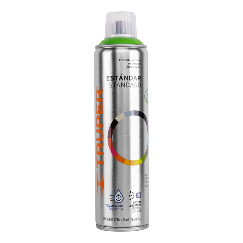 Pintura (Esmalte acrílico) en aerosol, verde manzana