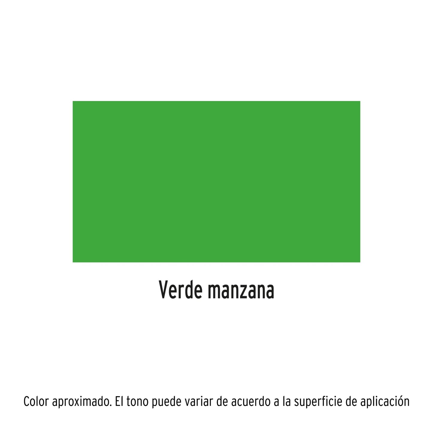 Pintura (Esmalte acrílico) en aerosol, verde manzana