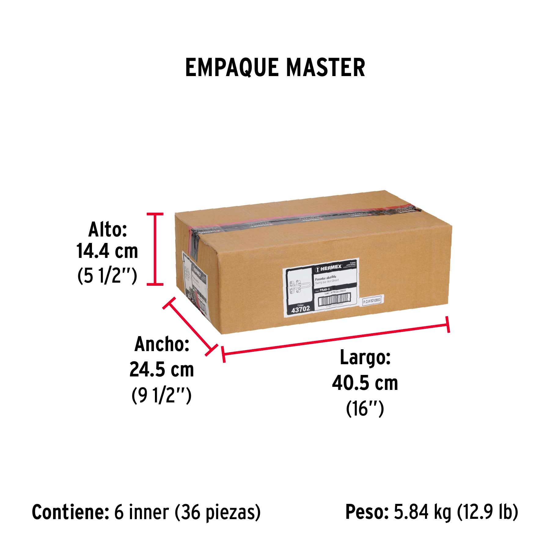 Pasador abatible de latón antiguo