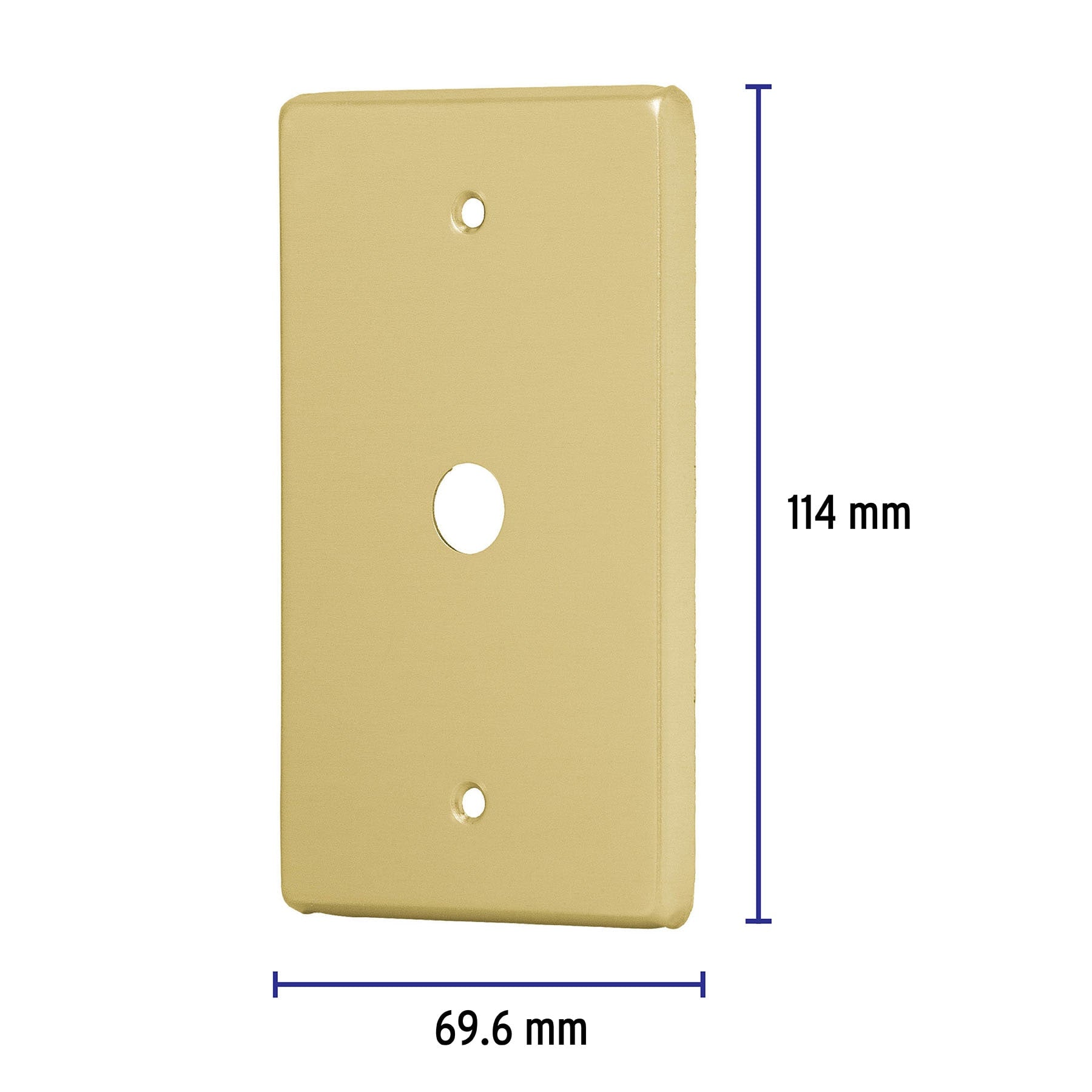 Placa pasacable de aluminio, línea Standard