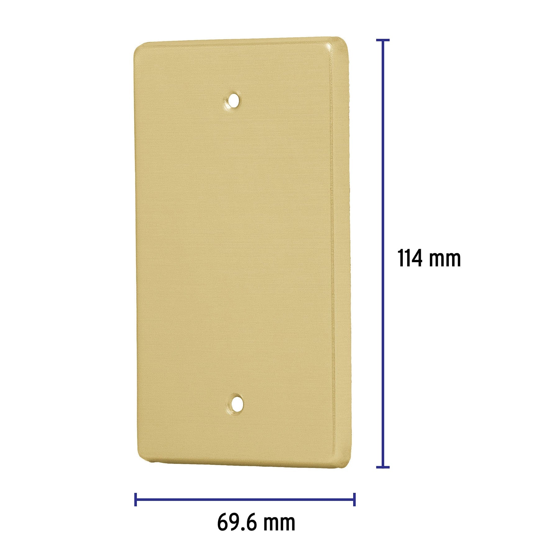 Placa ciega, de aluminio, línea Standard