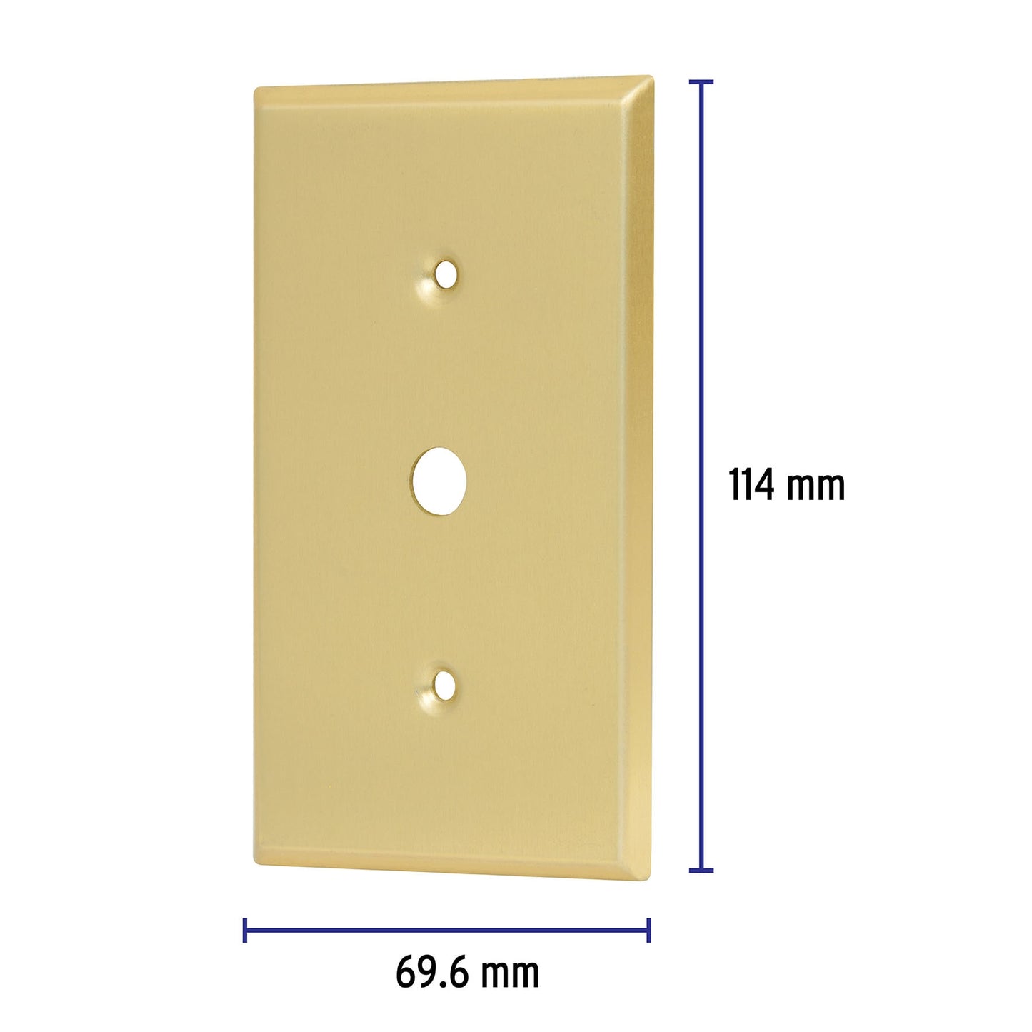 Placa para atenuador, de aluminio, línea Standard