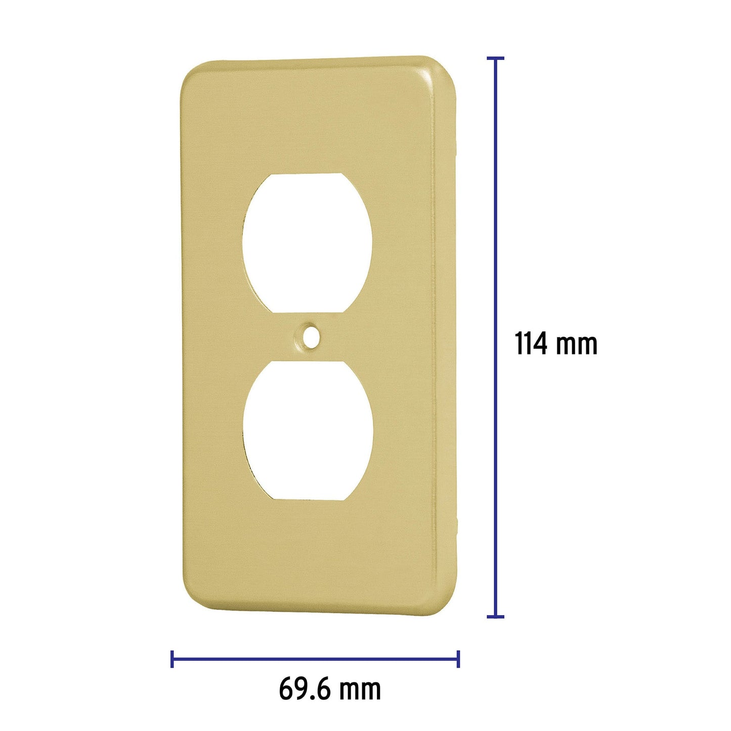 Placa dúplex de aluminio, línea Standard