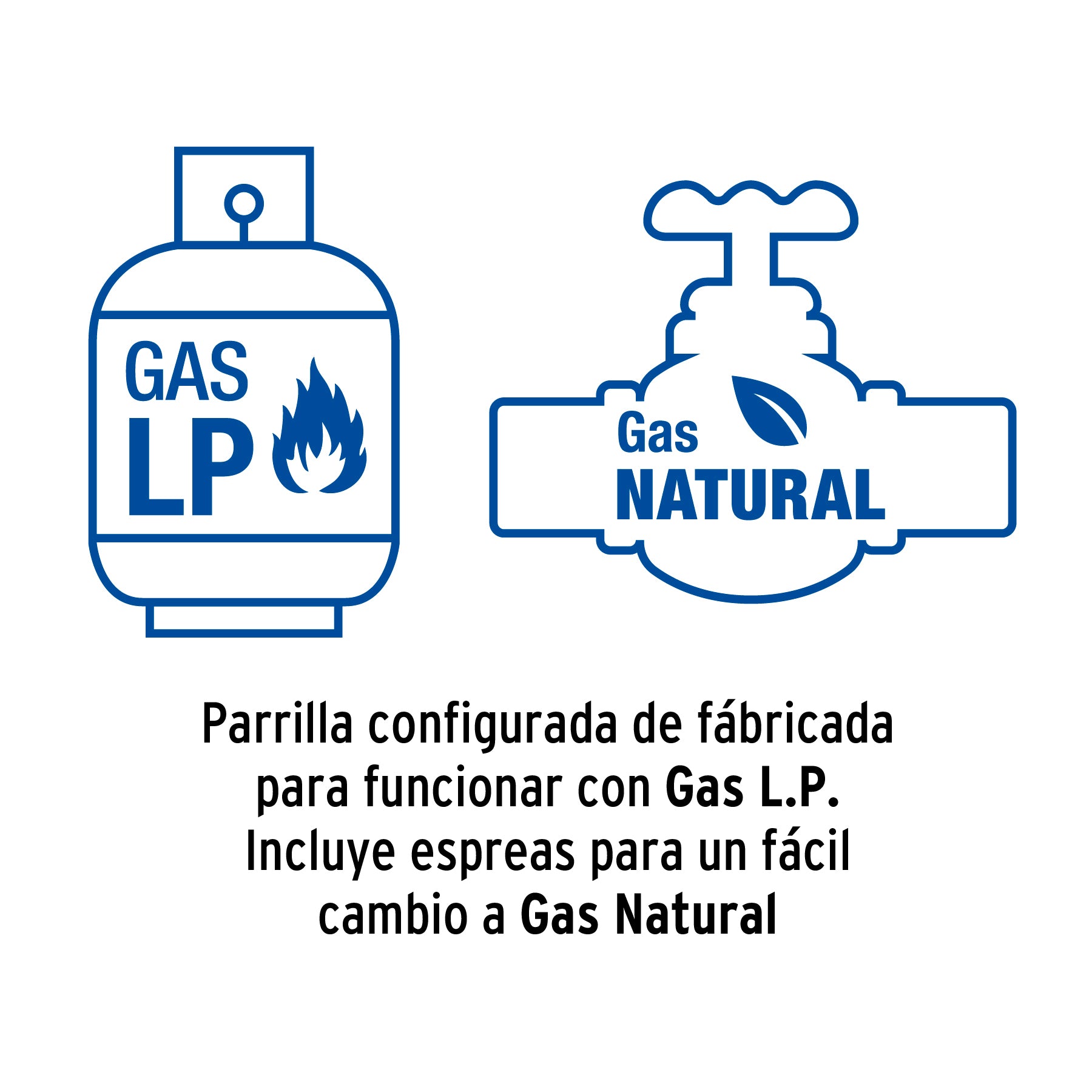 Parrilla gas empotrable 90cm, 5 quem, lateral, inox, Riviera