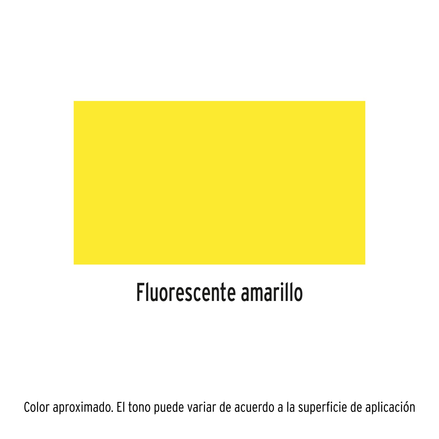 Pintura (Esmalte acrílico) en aerosol, fluorescente,amarillo