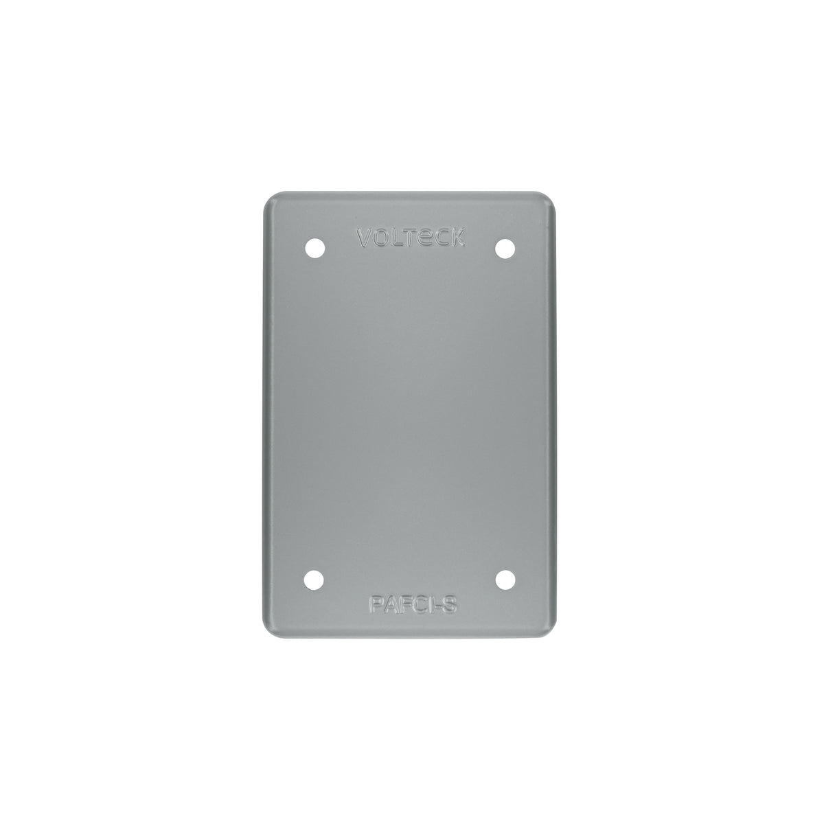 Placa tipo FS ciega, de sobreponer, Volteck
