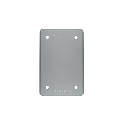 Placa tipo FS ciega, de sobreponer, Volteck