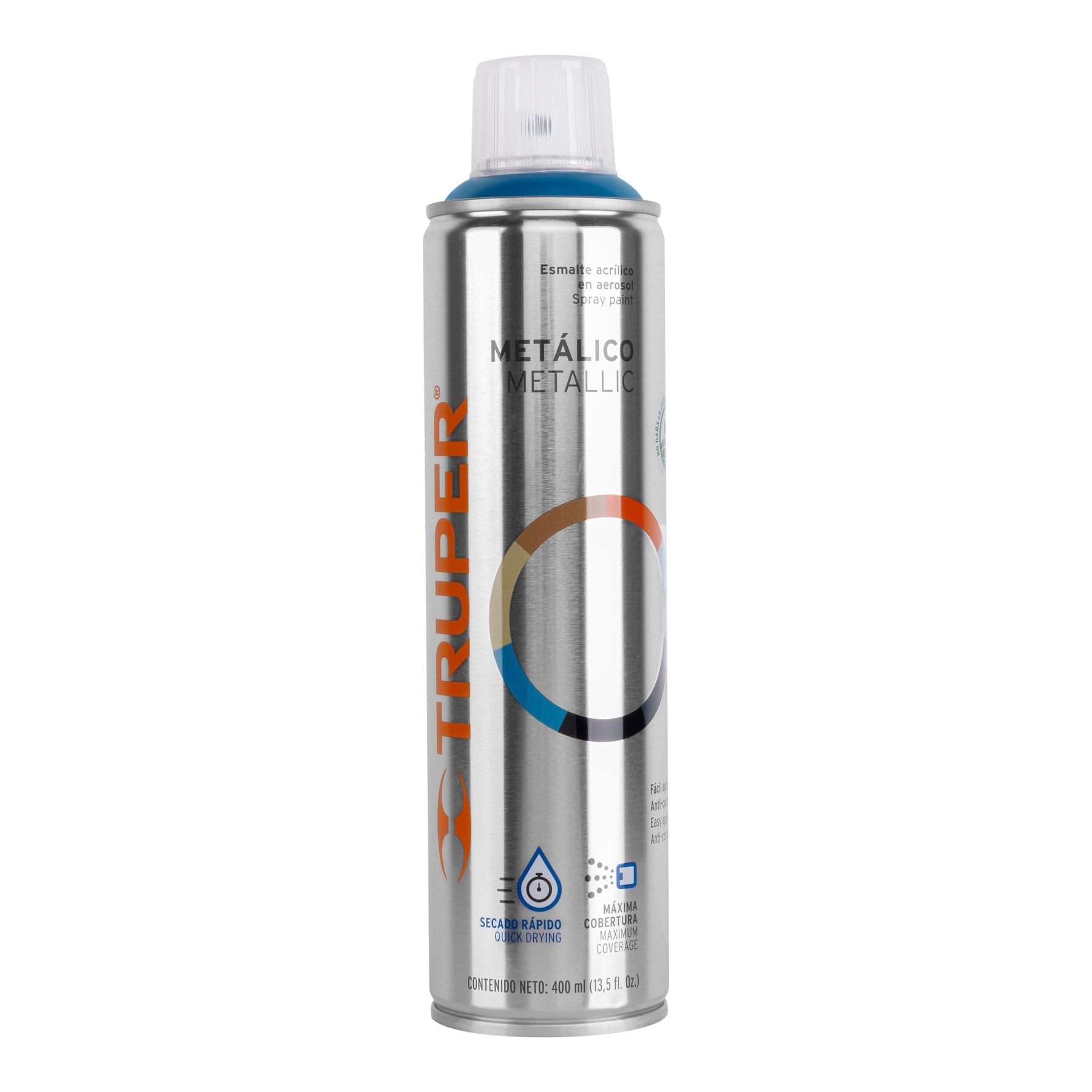 Pintura (Esmalte acrílico) en aerosol, metálica, azul