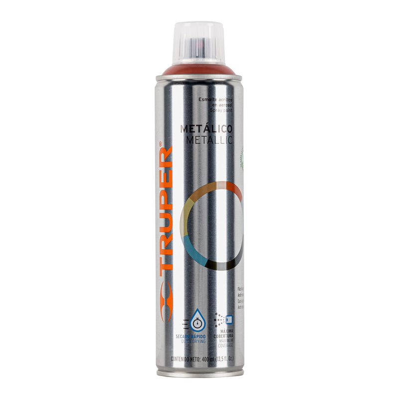 Pintura (Esmalte acrílico) en aerosol, metálica, cobre