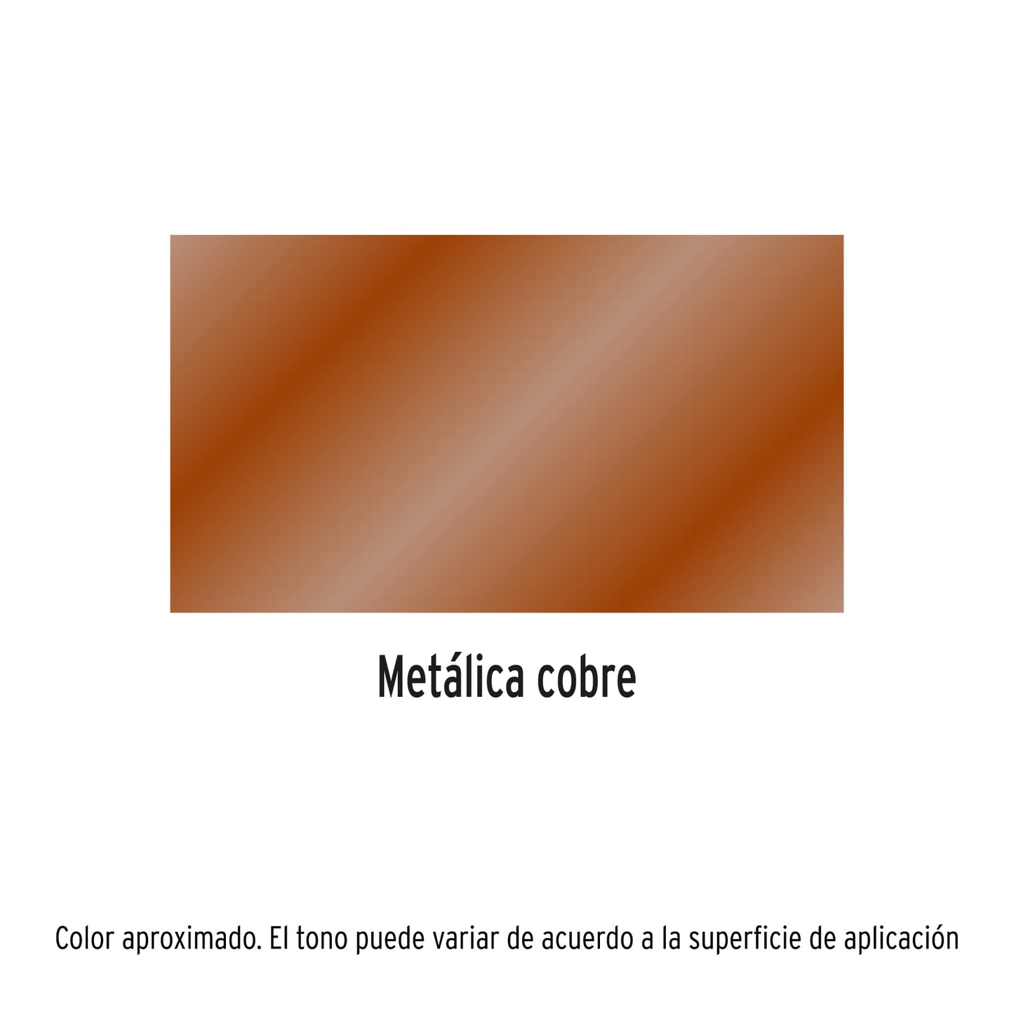 Pintura (Esmalte acrílico) en aerosol, metálica, cobre