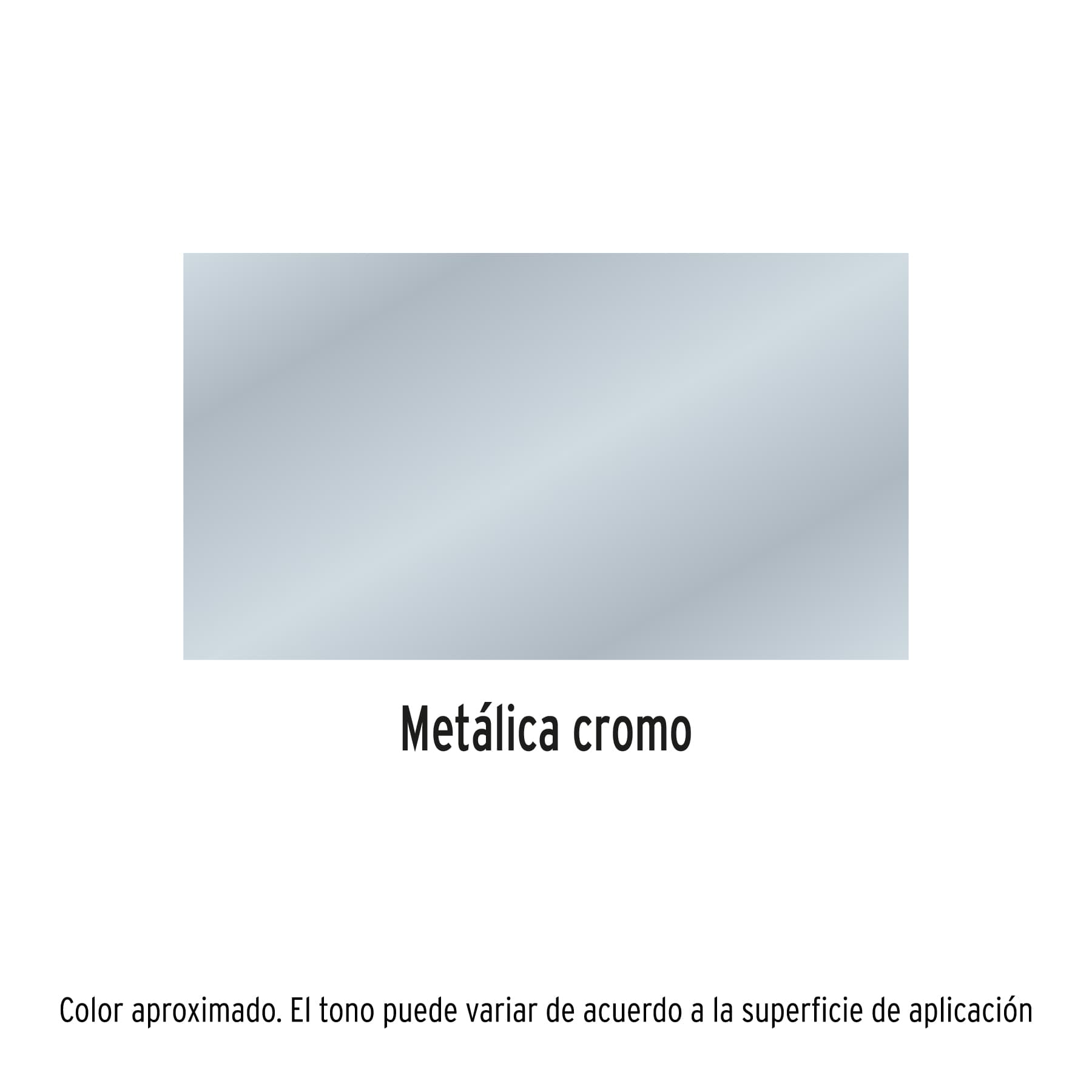 Pintura (Esmalte acrílico) en aerosol, metálica, cromo