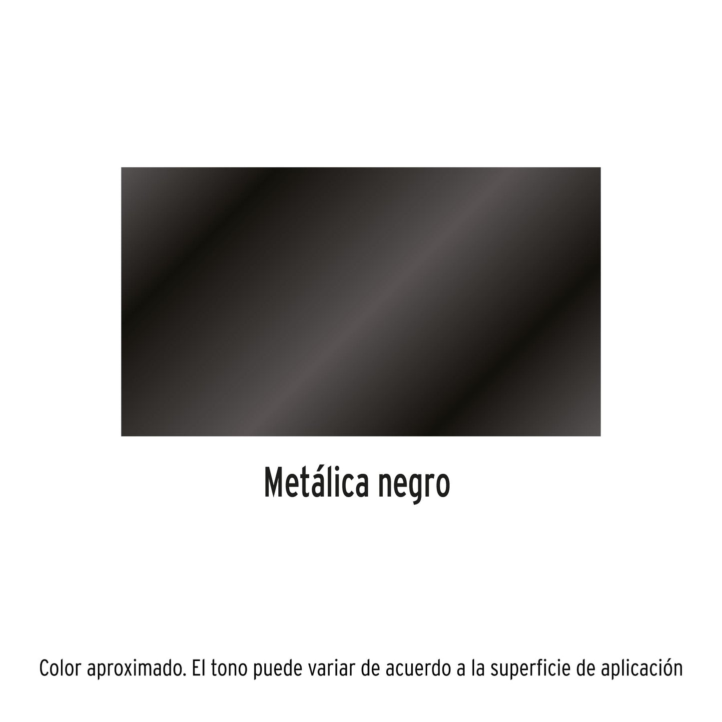 Pintura (Esmalte acrílico) en aerosol, metálica, negro