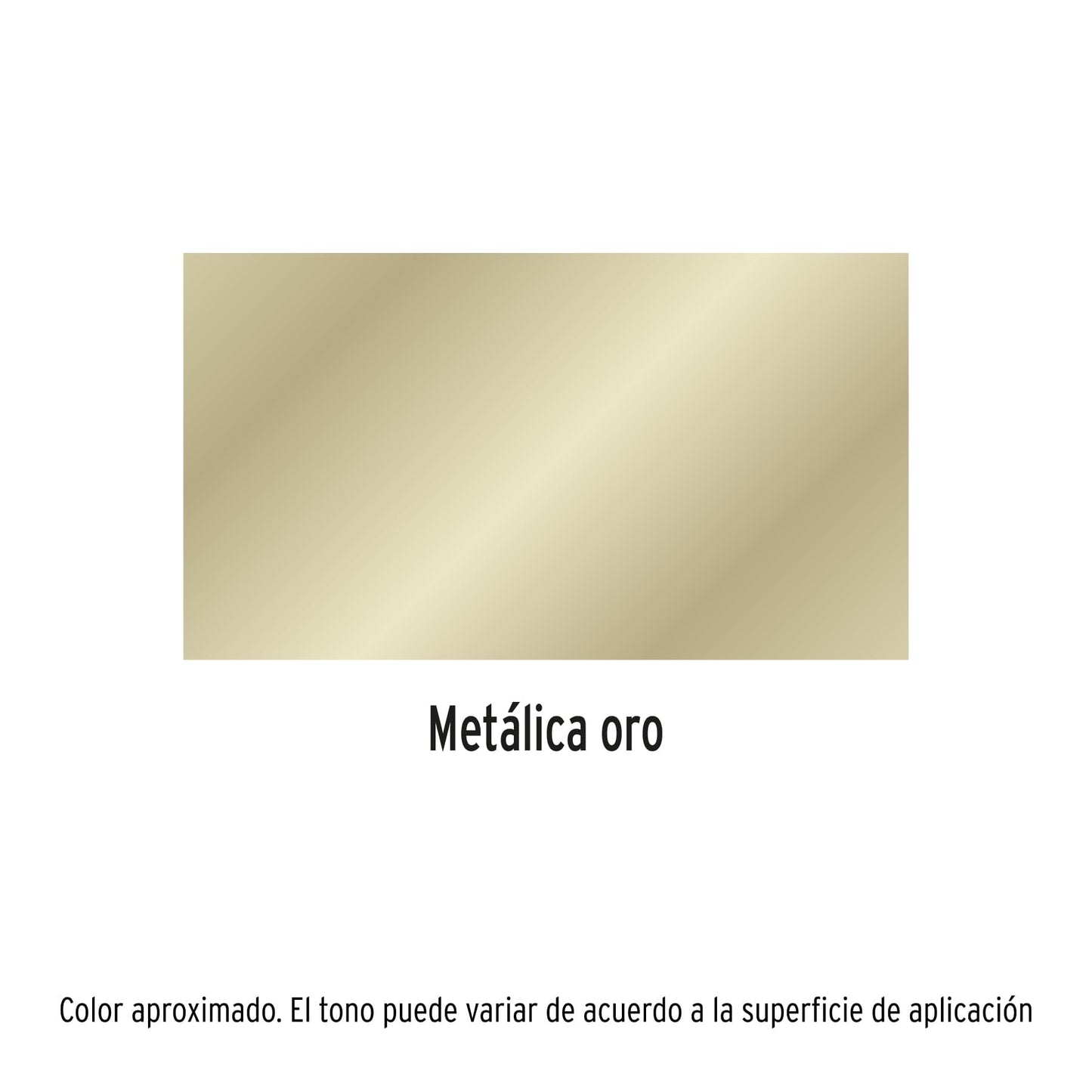 Pintura (Esmalte acrílico) en aerosol, metálica, oro
