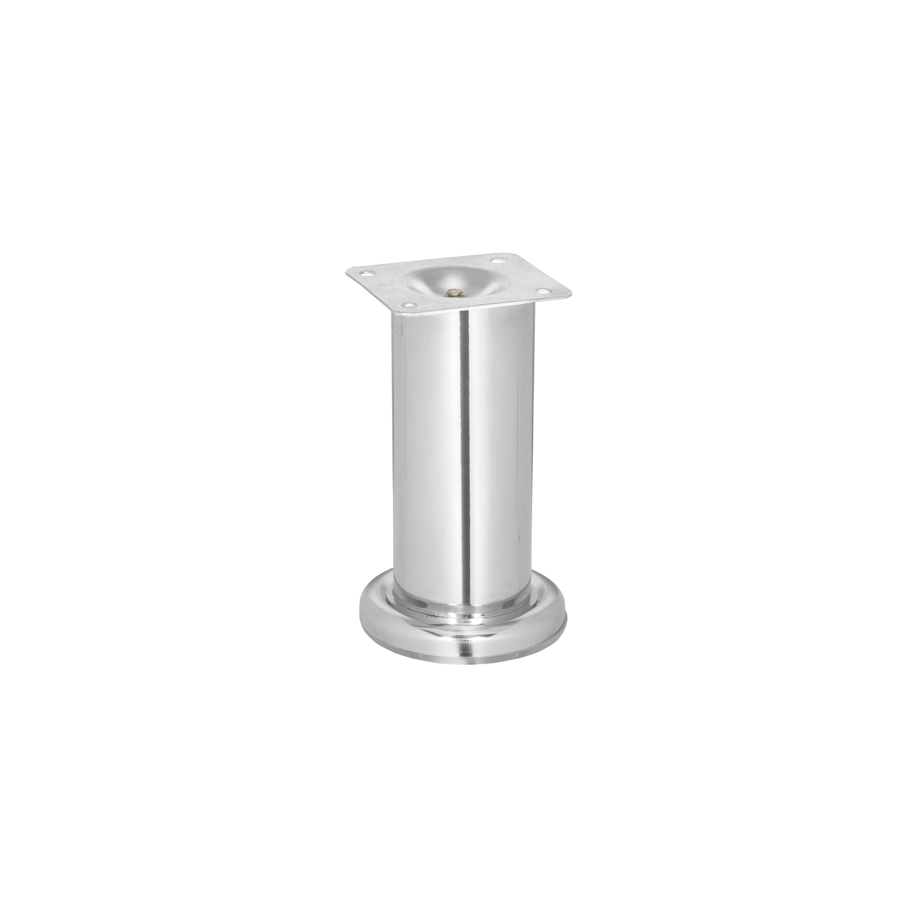 Pata para sofá y mueble, cromo, 120 mm altura, HERMEX