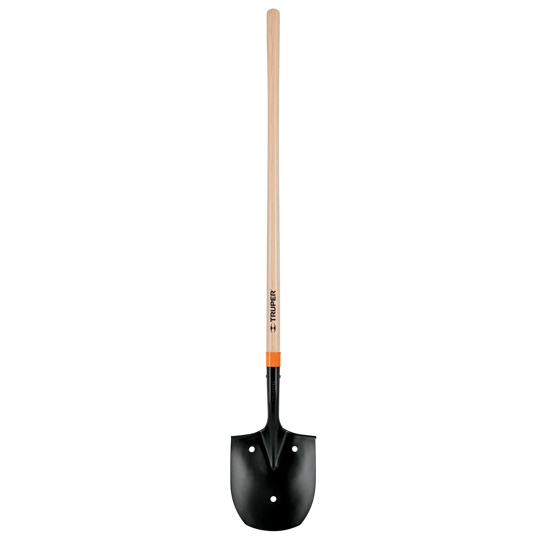 Pala irrigación, arrocera, 3 perforaciones, mango largo
