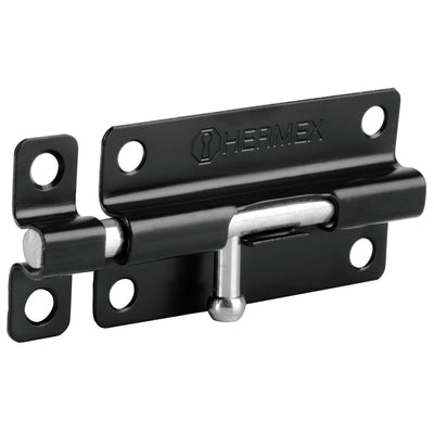 Pasador de acero negro, 4", Hermex Basic