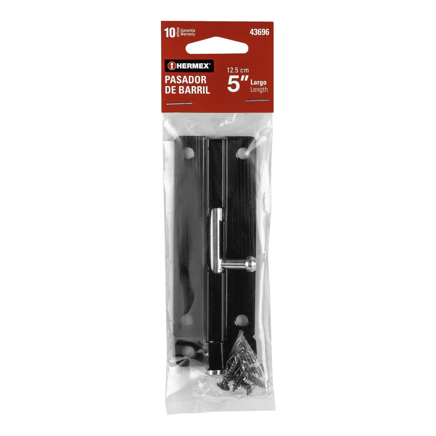Pasador de acero negro, 5", Hermex Basic