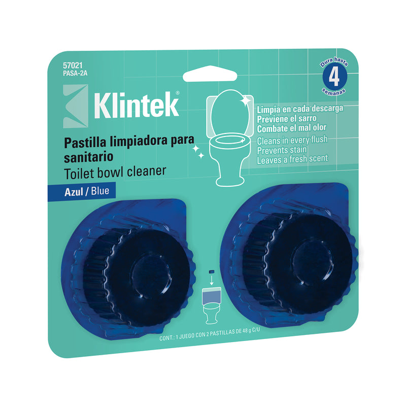 Pastillas desodorante para tanque, azul, 2 piezas