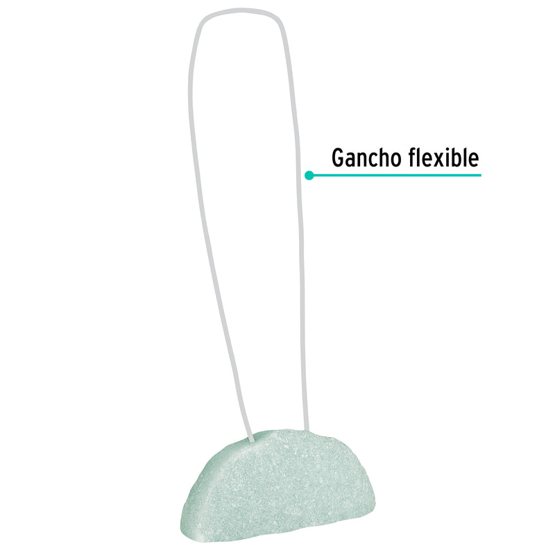 Pastilla desodorante para sanitario, aroma herbal