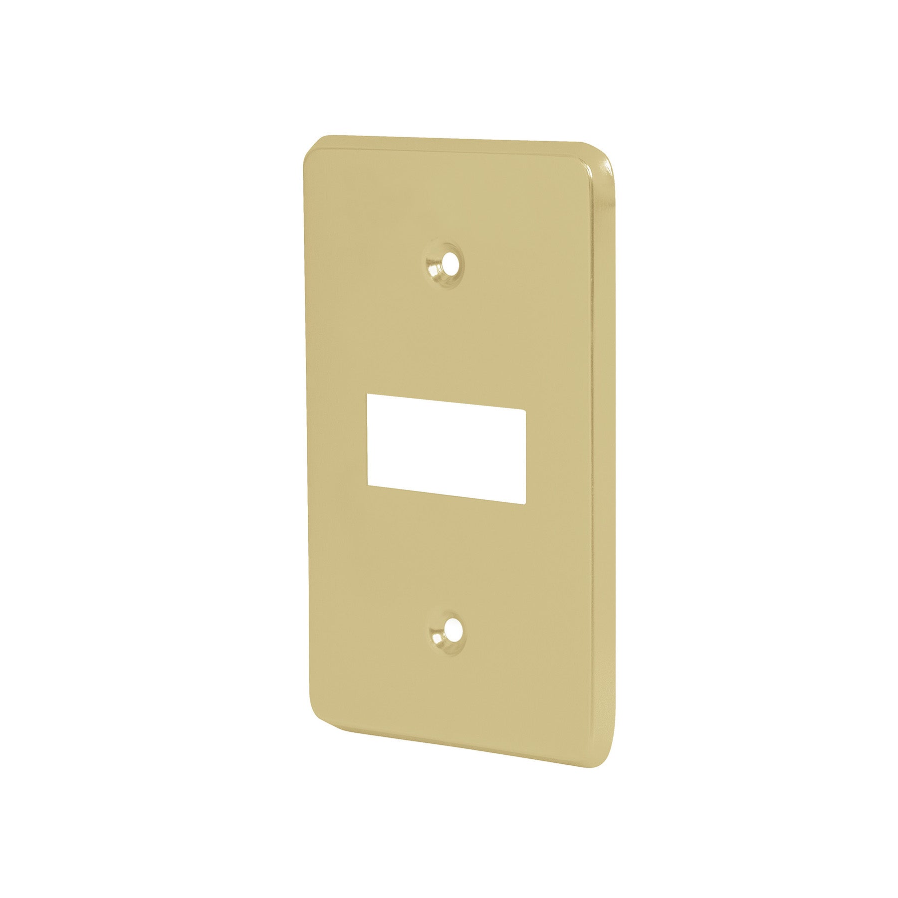 Placa 1 módulo, de aluminio, línea Económica